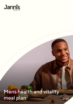 Men’s Health and Vitality Meal plan