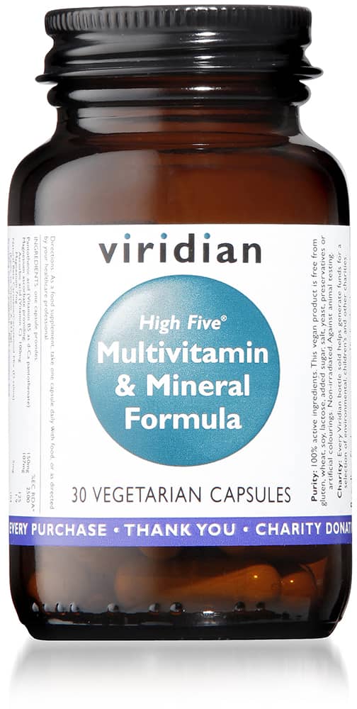 HIGH FIVE Multivit & Mineral Formula 30caps
