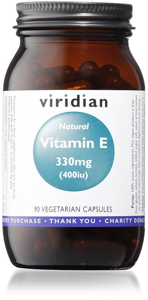 Natural Vitamin E 330mg 400IU  90Veg Caps