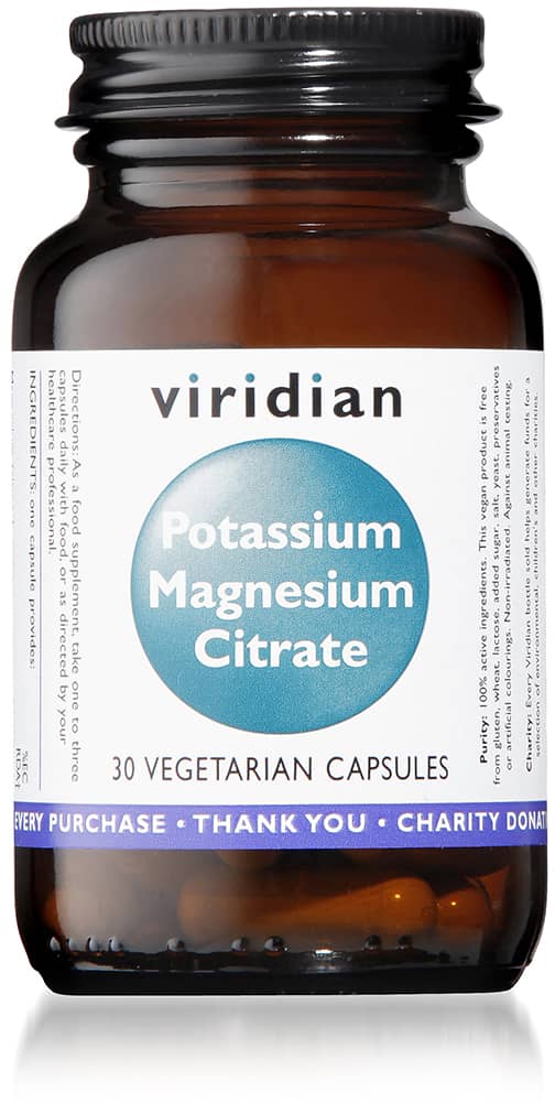 Potassium (99mg) Magnesium Citrate (50mg) 30caps